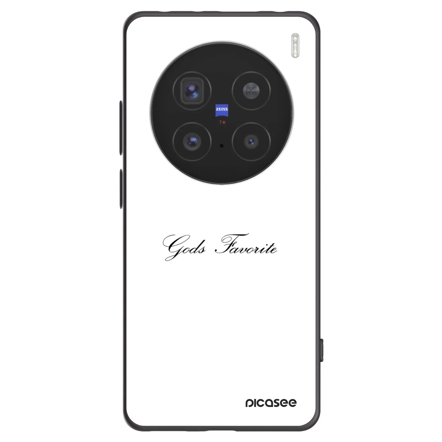 Picasee crna silikonska maskica za Vivo X200 Pro - Gods Favorite