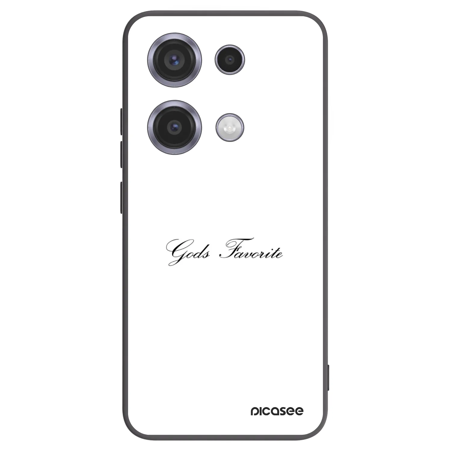 Picasee crna silikonska maskica za Xiaomi Redmi Note 14S - Gods Favorite