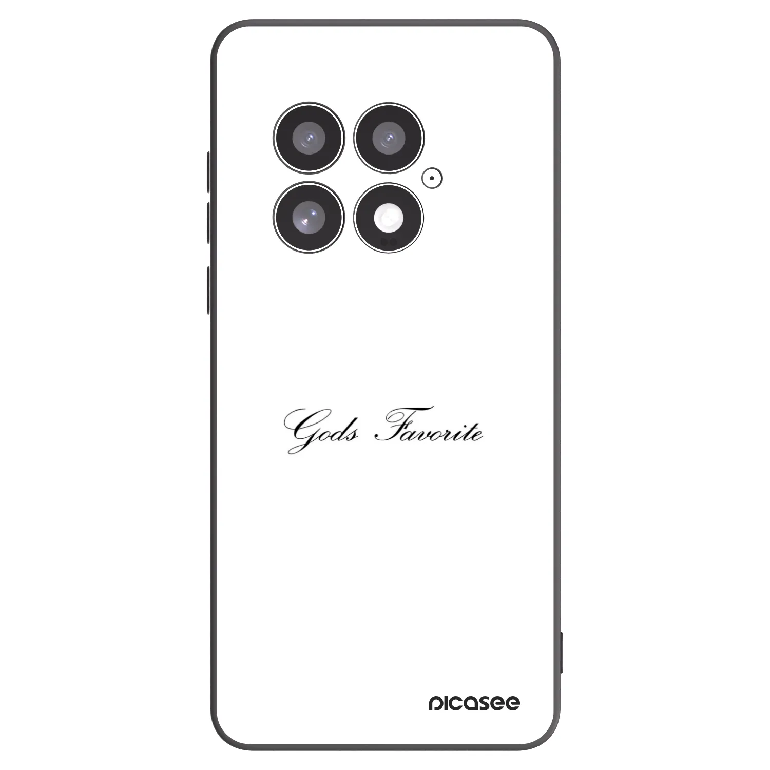Picasee crna silikonska maskica za OnePlus 13 5G - Gods Favorite