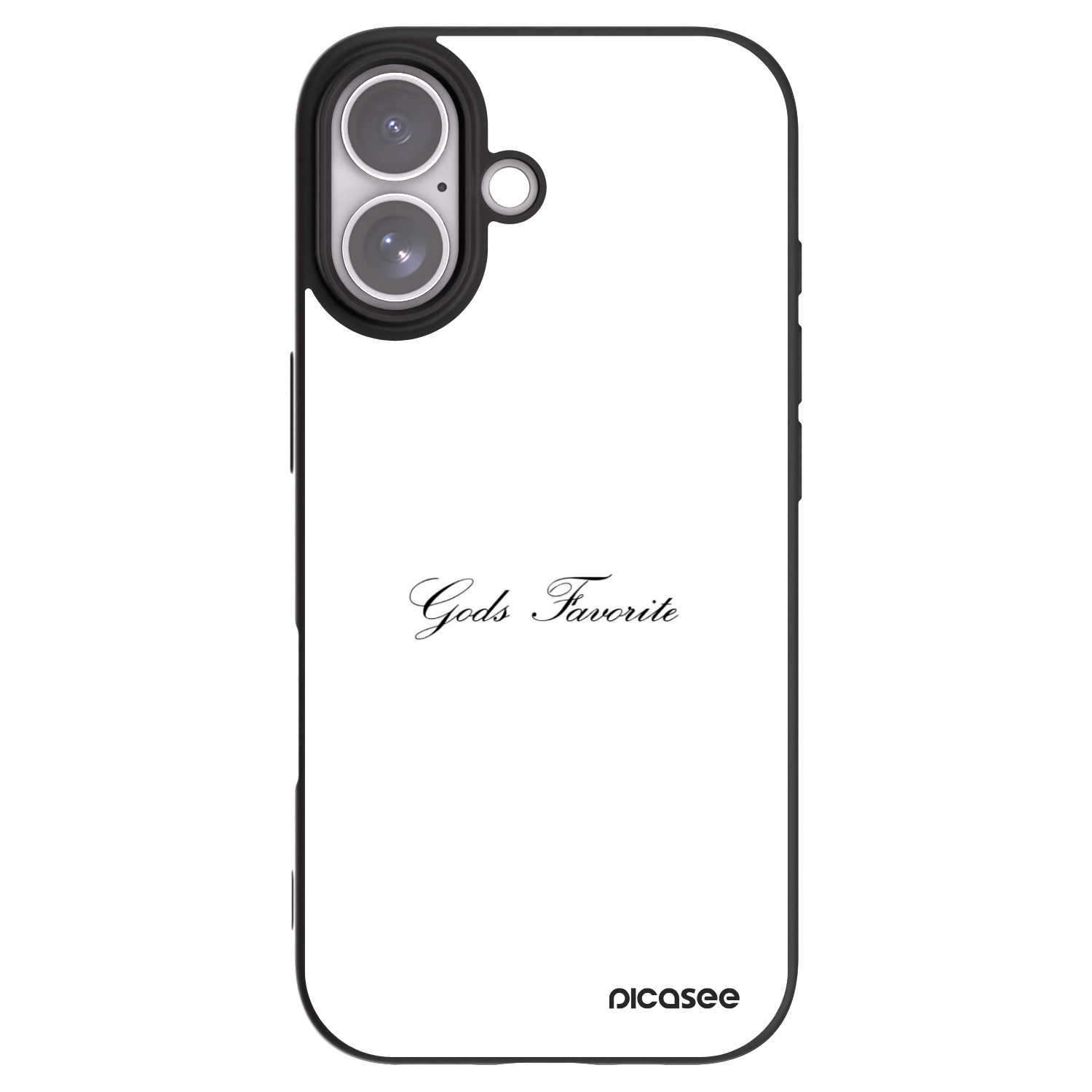 Picasee crna silikonska maskica za Apple iPhone 17 - Gods Favorite