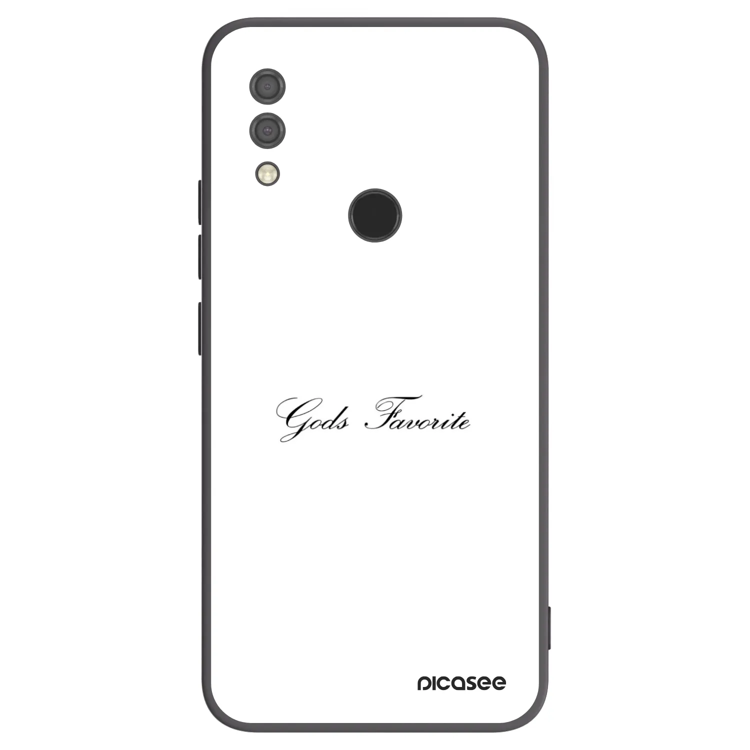 Picasee crna silikonska maskica za Xiaomi Redmi 7 - Gods Favorite