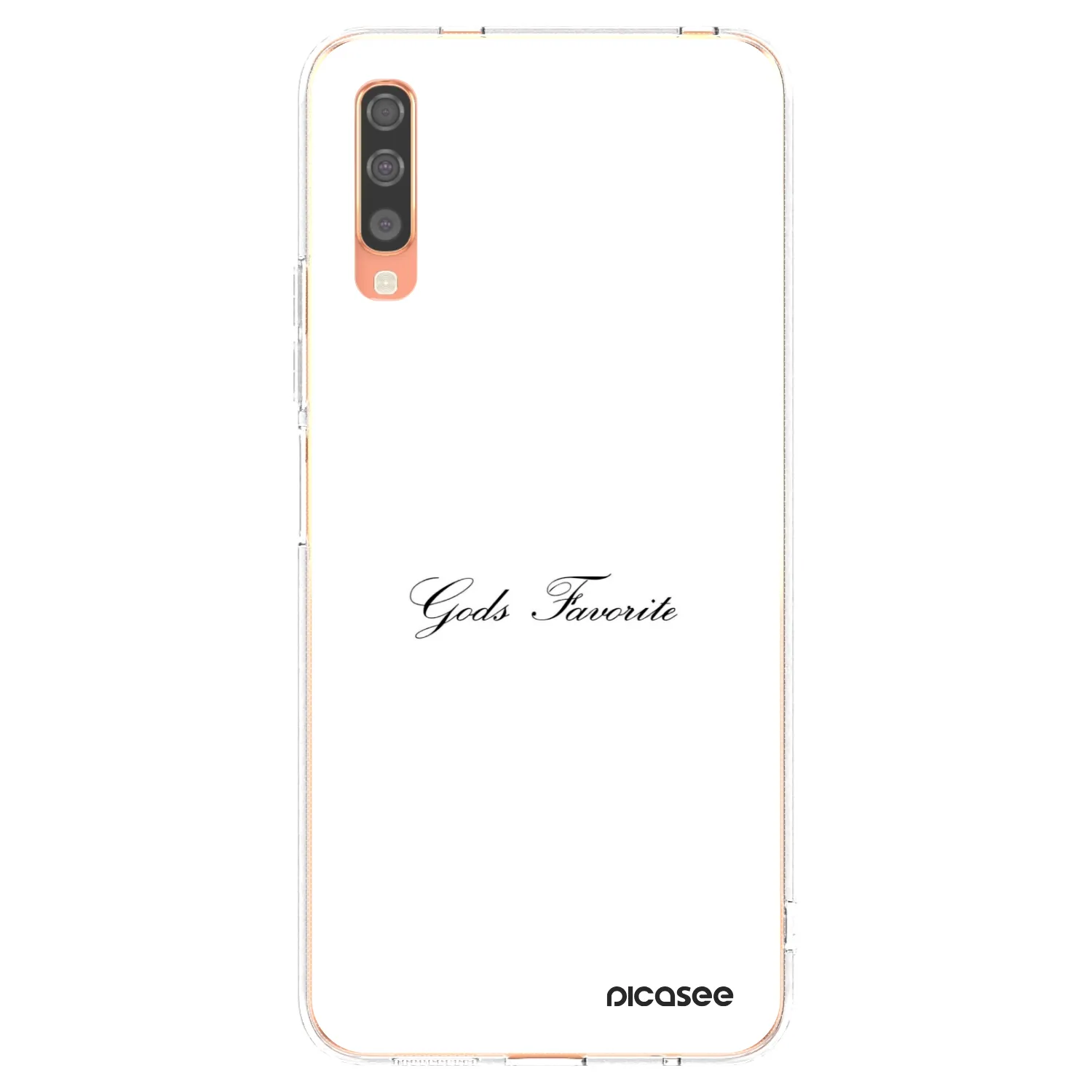 Picasee silikonska prozirna maskica za Samsung Galaxy A70 A705F - Gods Favorite