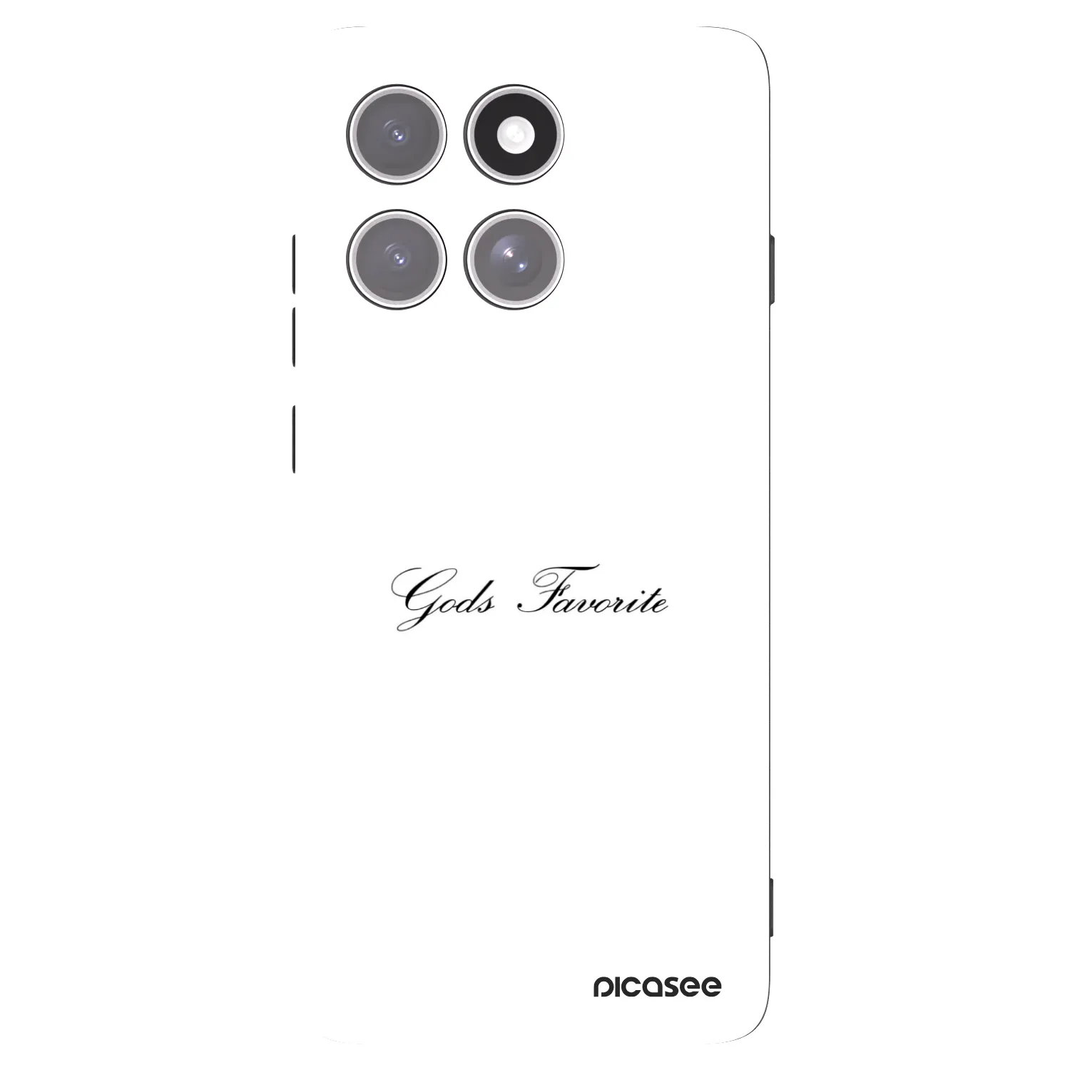 Picasee crna silikonska maskica za Motorola Edge 60 Pro - Gods Favorite