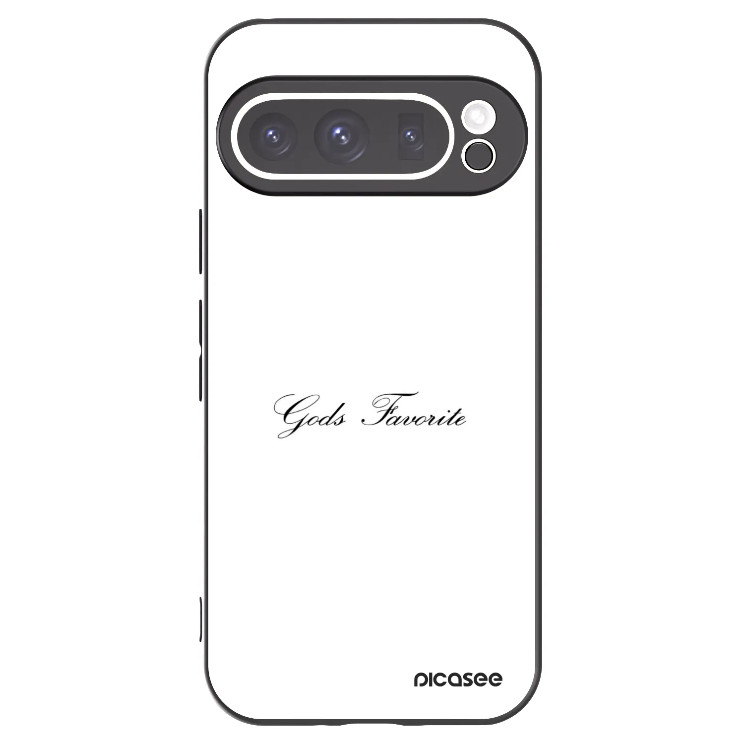 Picasee crna silikonska maskica za Google Pixel 9 Pro XL - Gods Favorite