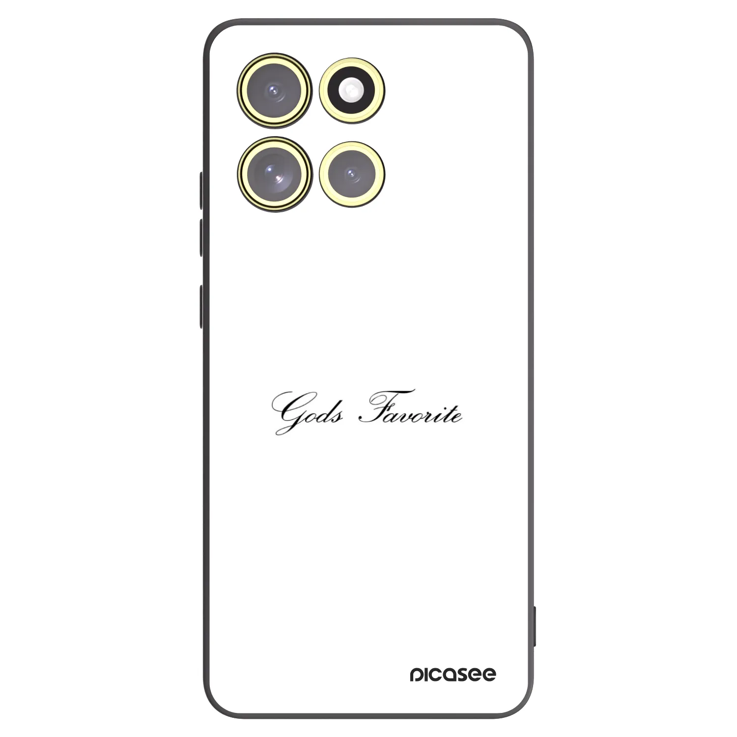 Picasee crna silikonska maskica za Motorola Moto G86 5G - Gods Favorite