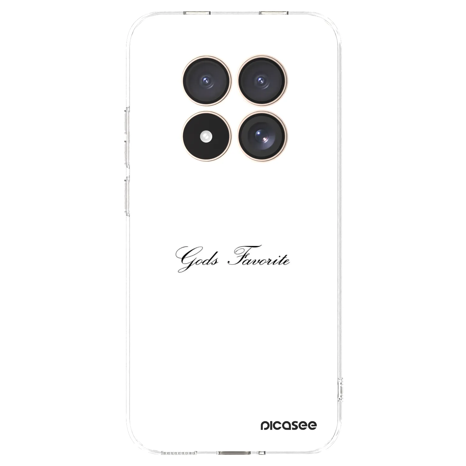 Picasee silikonska prozirna maskica za Xiaomi Redmi Note 15 Pro 4G - Gods Favorite