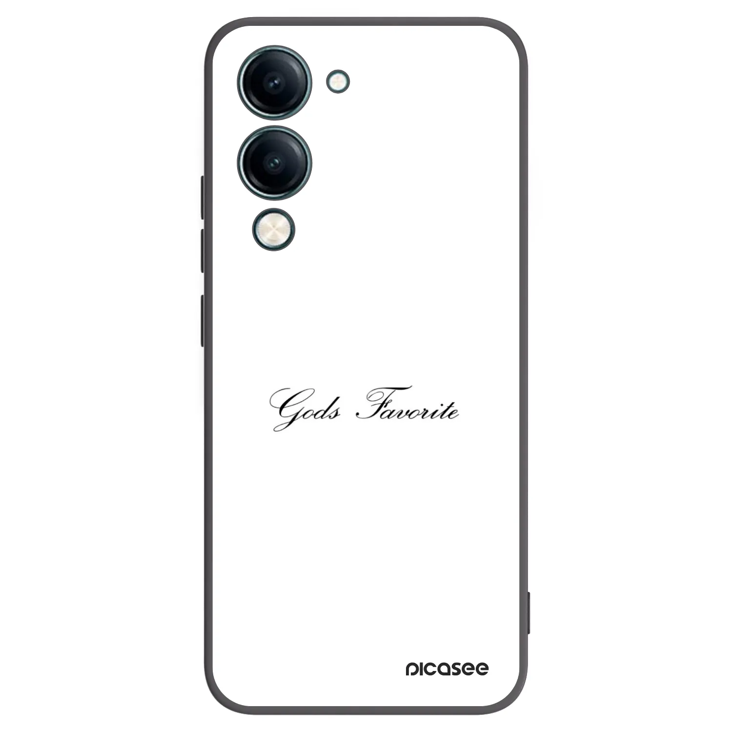 Picasee crna silikonska maskica za Vivo Y29s 5G - Gods Favorite