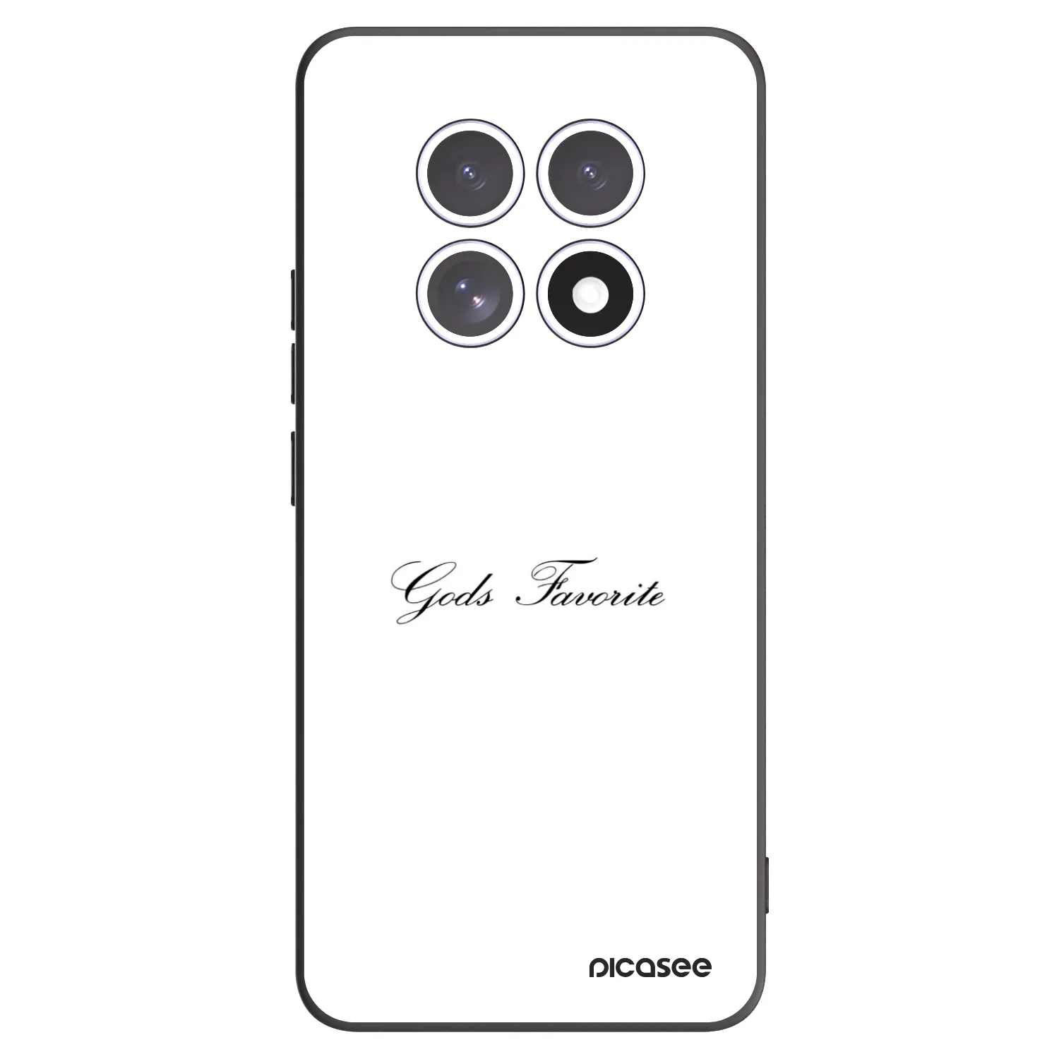 Picasee crna silikonska maskica za Xiaomi Redmi Note 15 - Gods Favorite