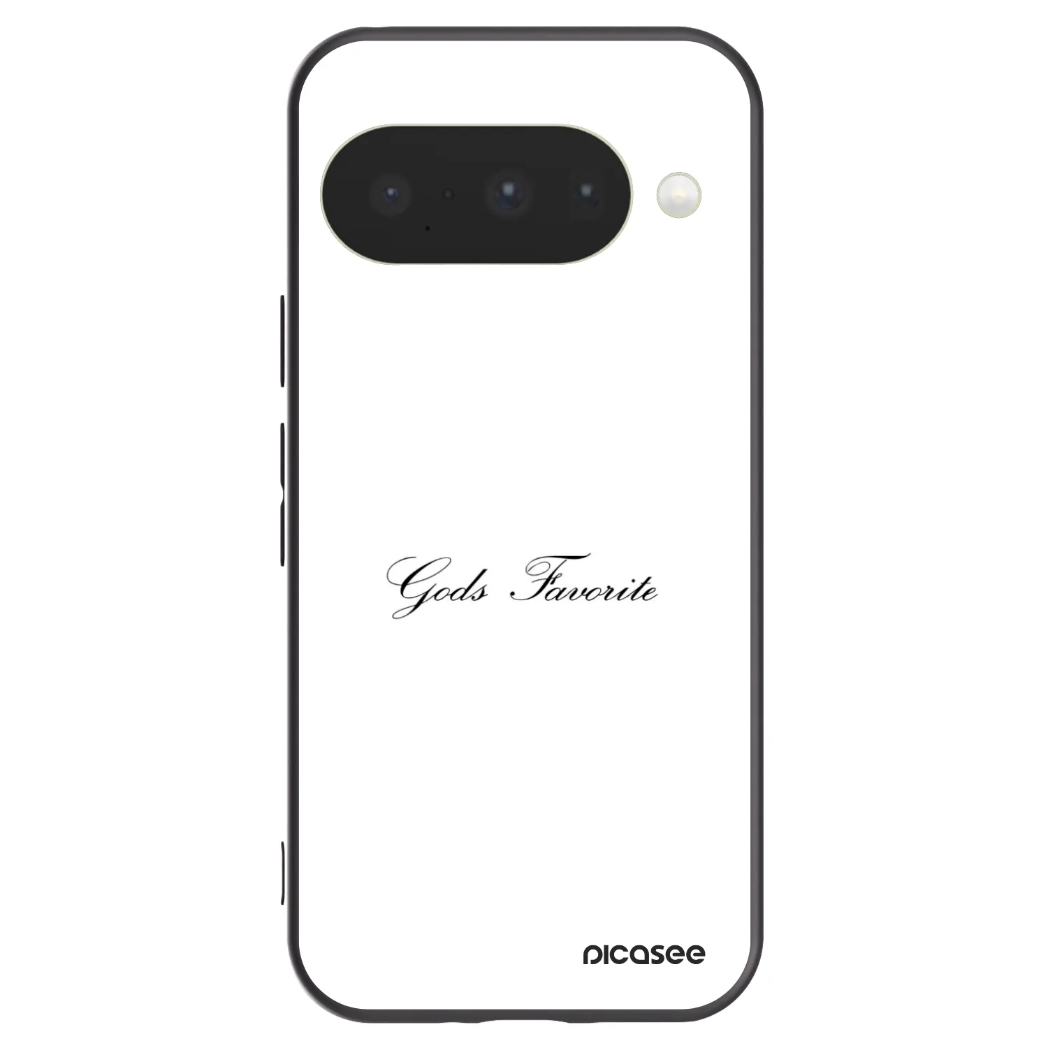 Picasee crna silikonska maskica za Google Pixel 10 - Gods Favorite