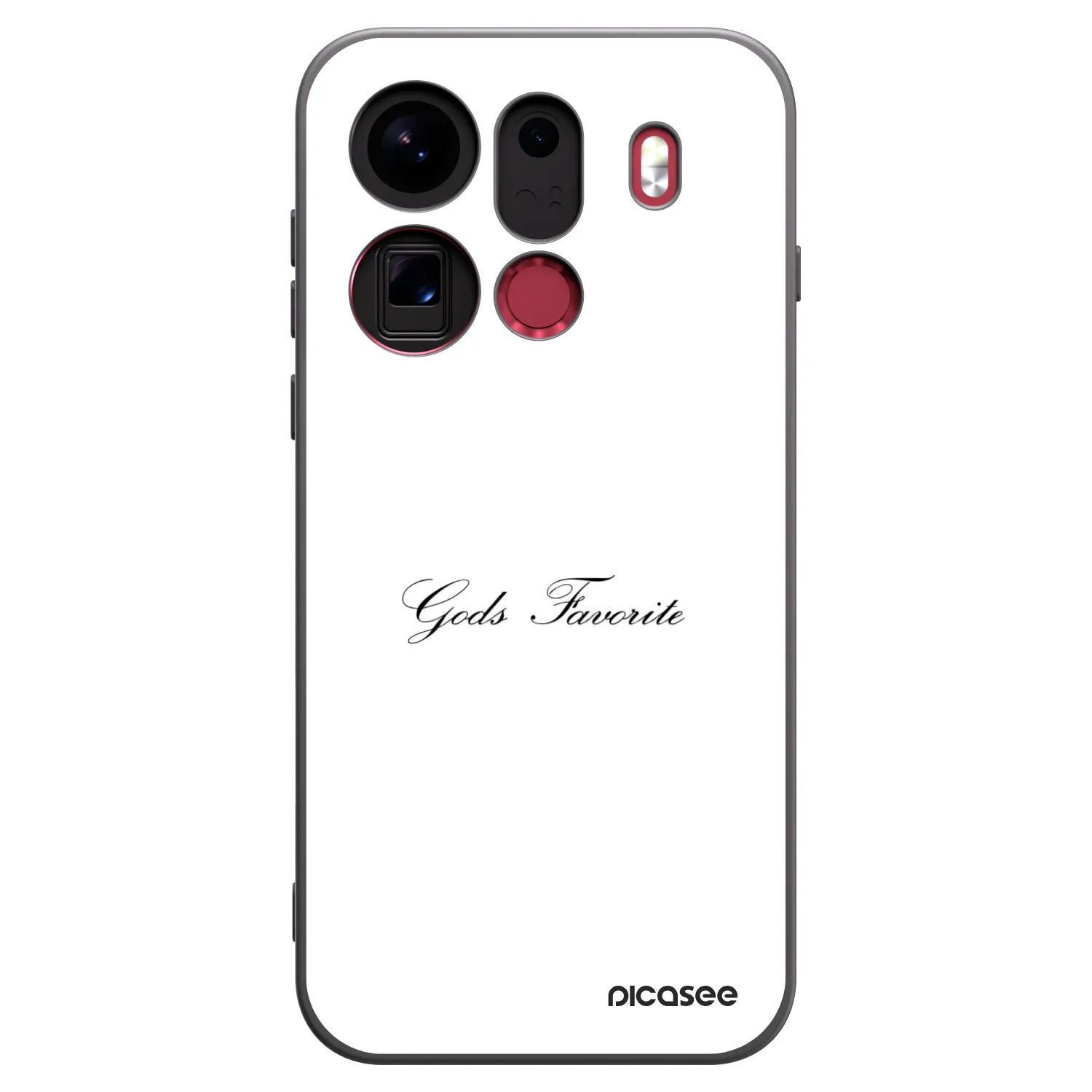 Picasee crna silikonska maskica za OPPO Find X9 Pro - Gods Favorite