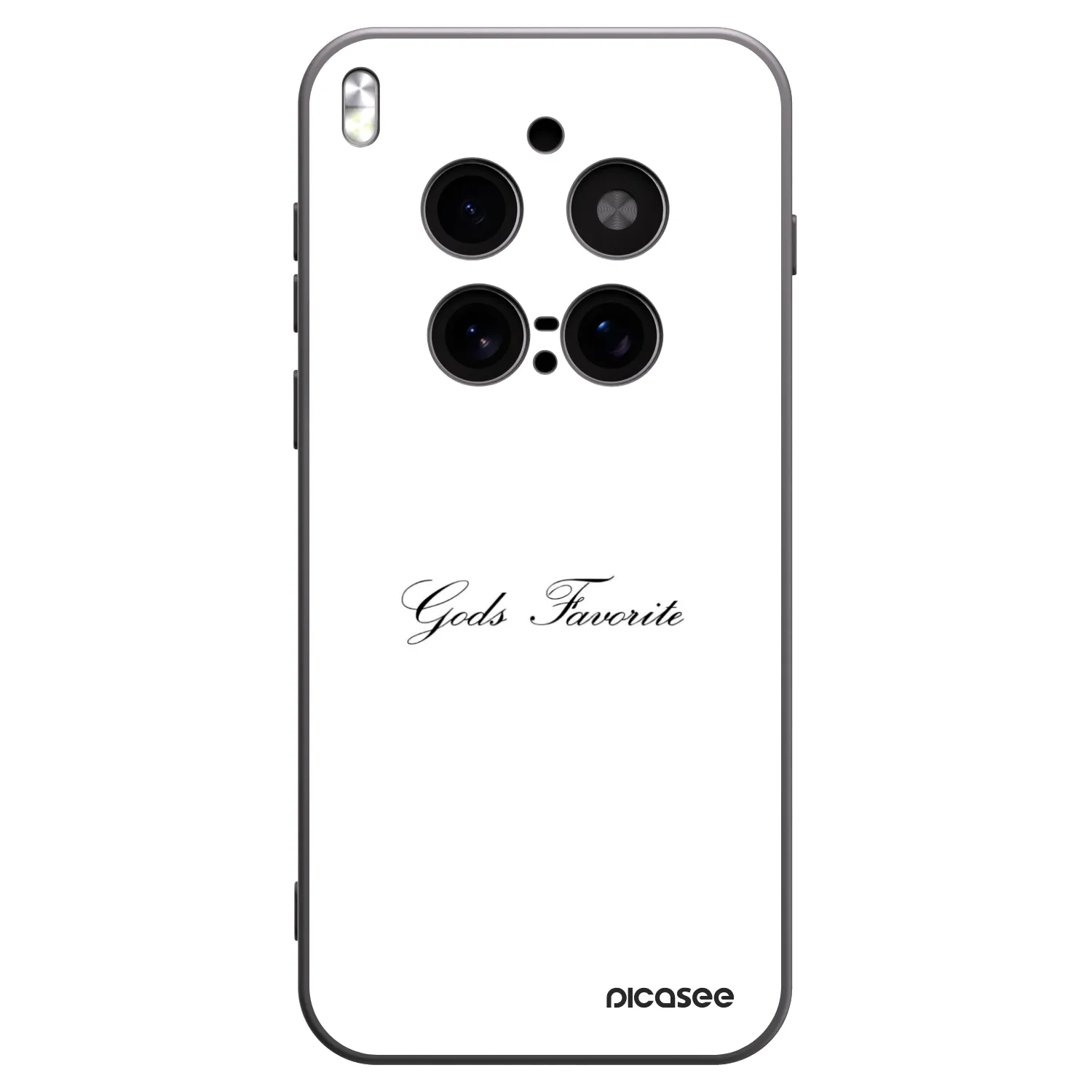 Picasee crna silikonska maskica za Vivo X300 Pro - Gods Favorite