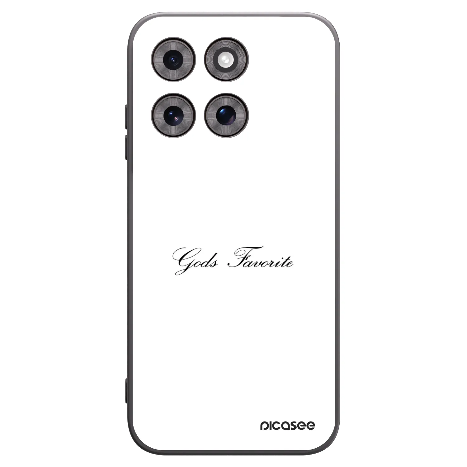 Picasee crna silikonska maskica za Motorola Moto G77 - Gods Favorite