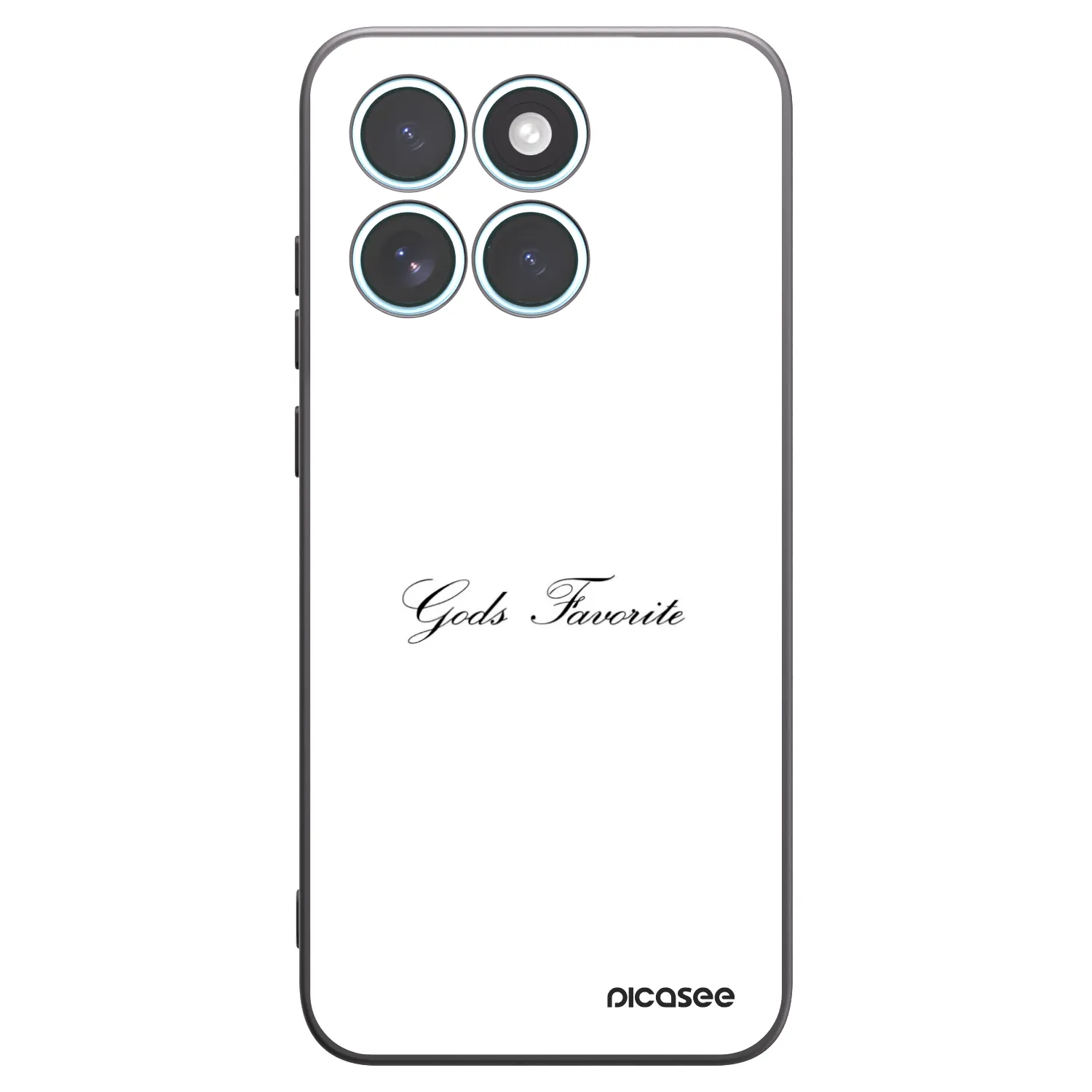 Picasee crna silikonska maskica za Motorola Edge 70 Fusion - Gods Favorite