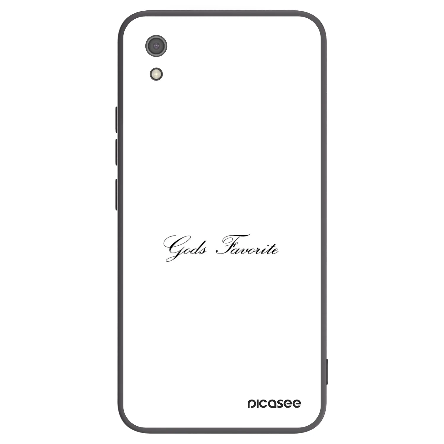 Picasee crna silikonska maskica za Xiaomi Redmi 7A - Gods Favorite