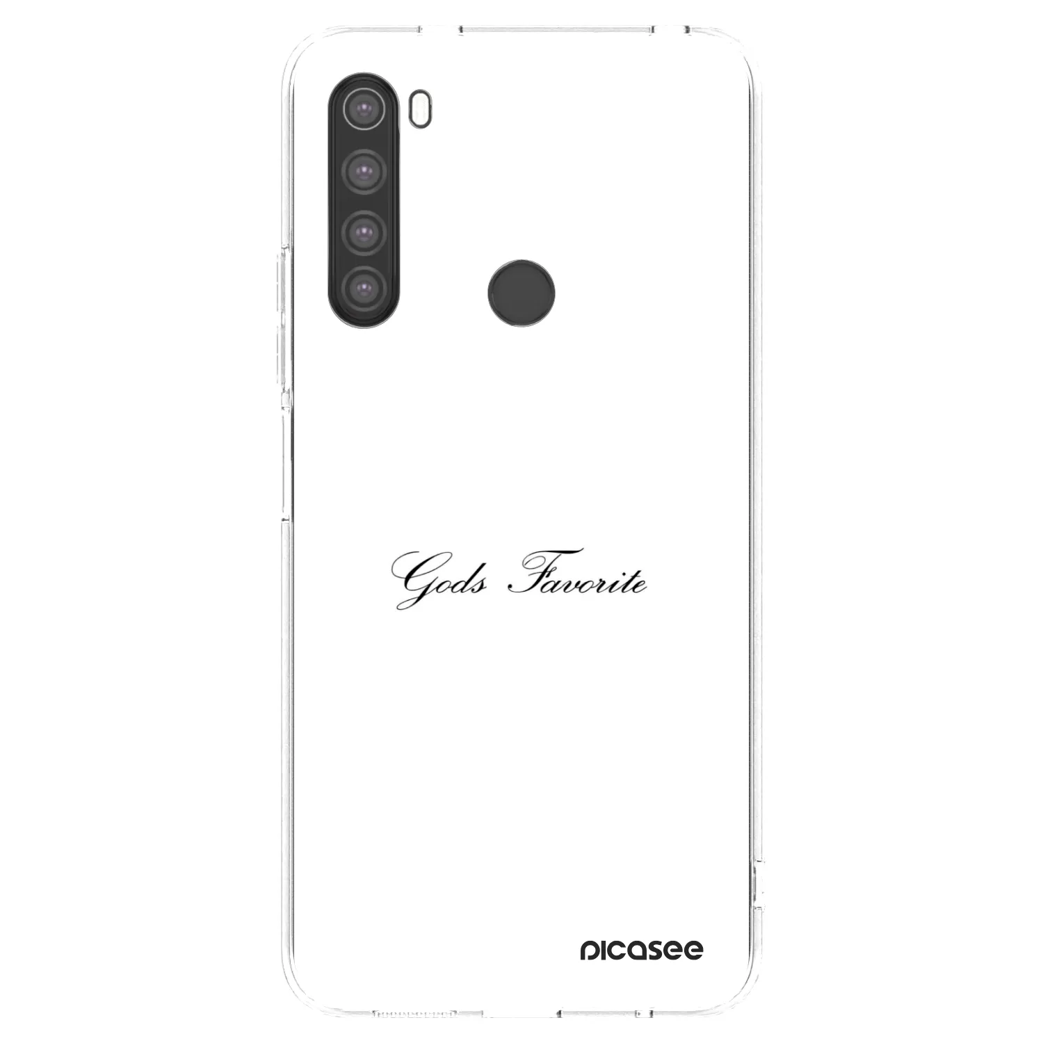 Picasee silikonska prozirna maskica za Xiaomi Redmi Note 8 - Gods Favorite