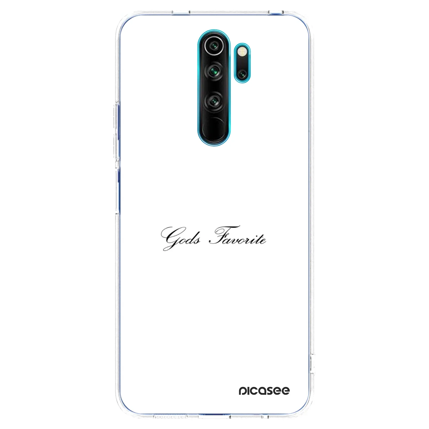 Picasee silikonska prozirna maskica za Xiaomi Redmi Note 8 Pro - Gods Favorite
