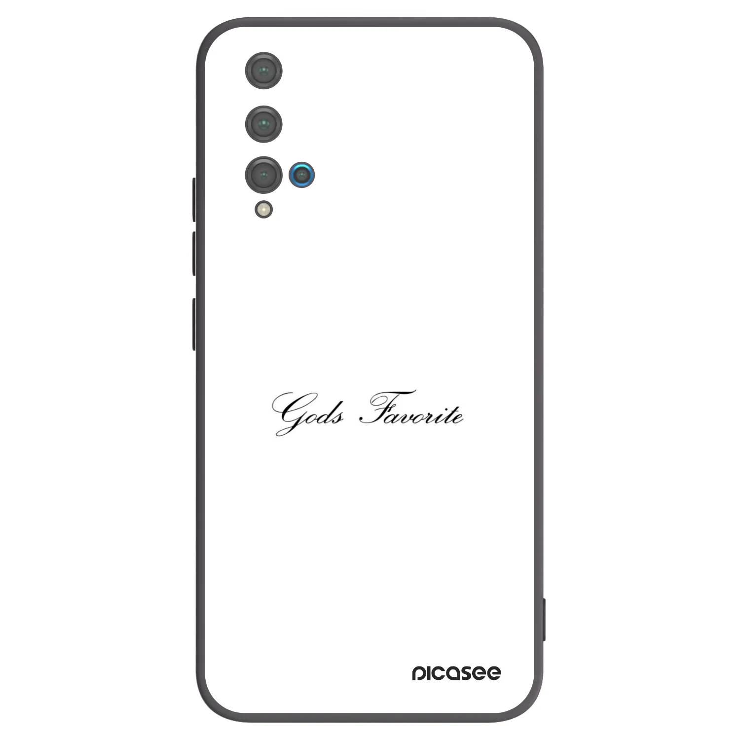 Picasee crna silikonska maskica za Huawei Nova 5T - Gods Favorite