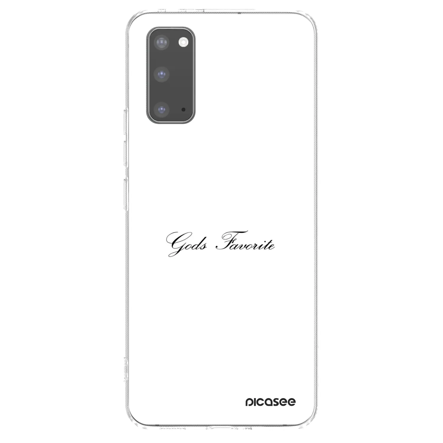 Picasee silikonska prozirna maskica za Samsung Galaxy S20 G980F - Gods Favorite