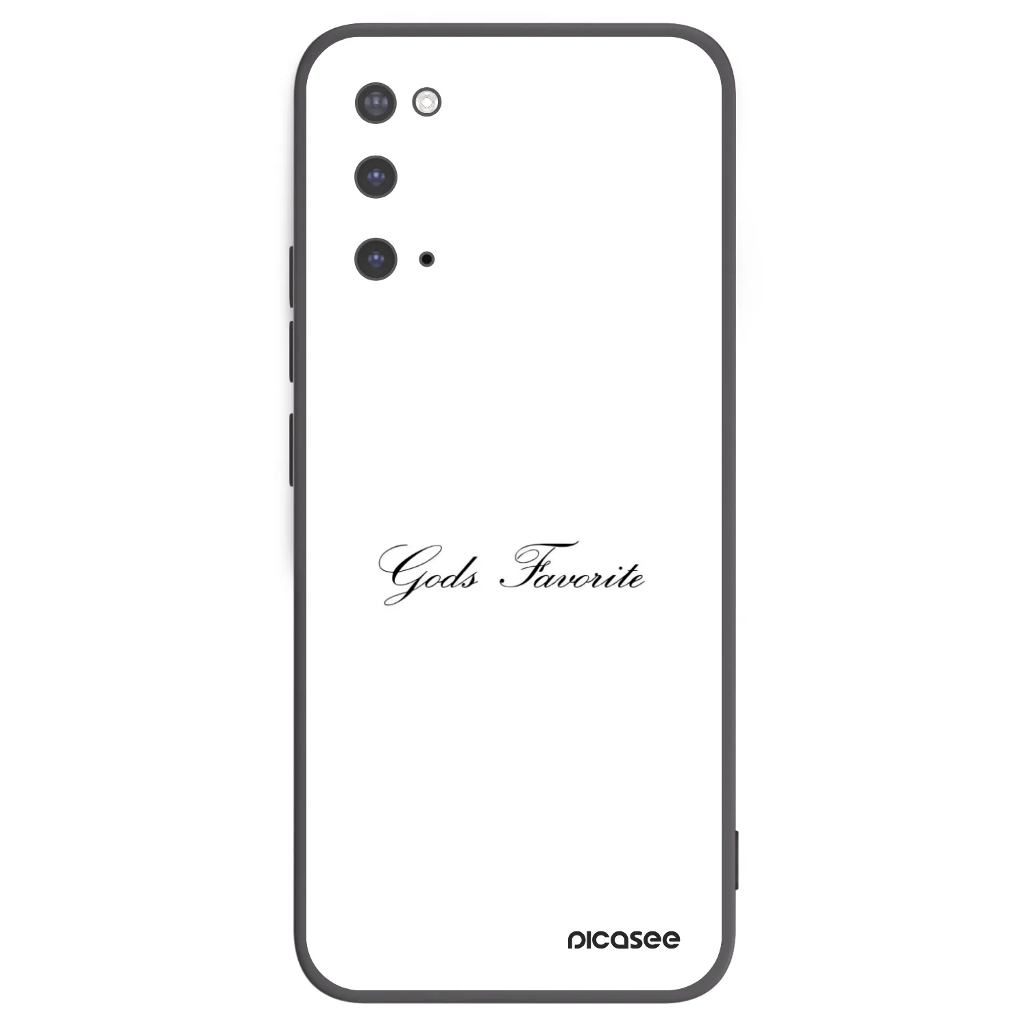Picasee crna silikonska maskica za Samsung Galaxy S20 G980F - Gods Favorite