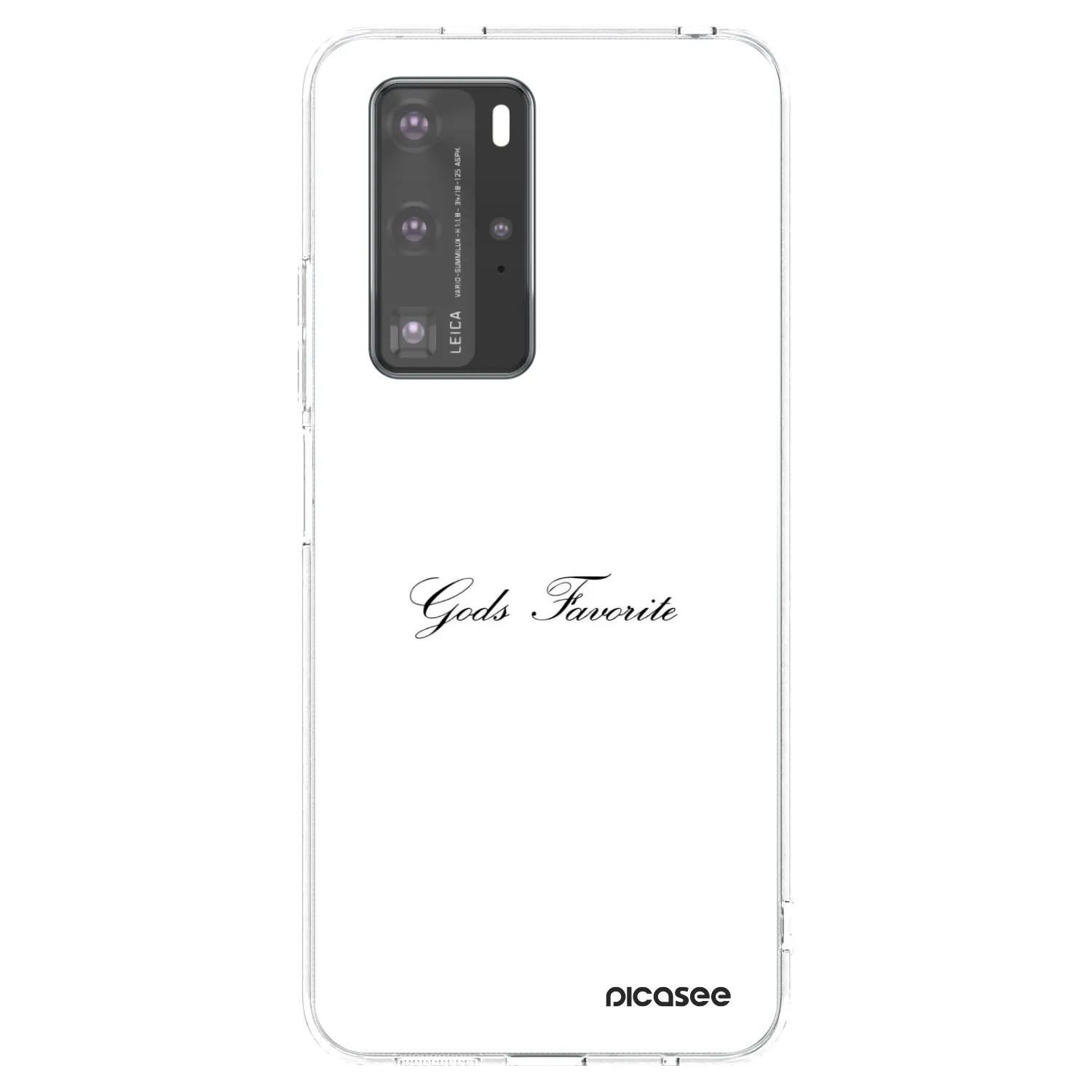 Picasee silikonska prozirna maskica za Huawei P40 Pro - Gods Favorite