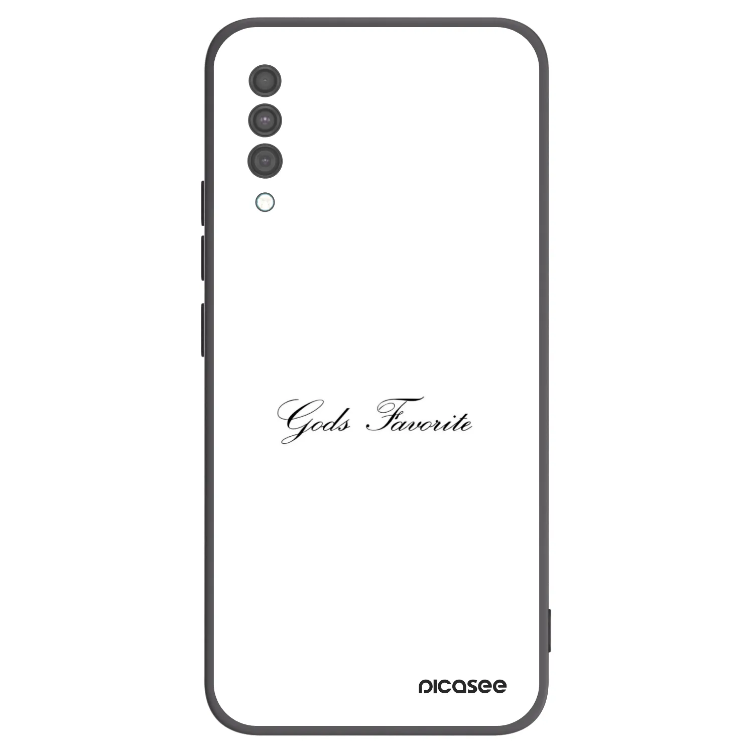 Picasee crna silikonska maskica za Samsung Galaxy A30s A307F - Gods Favorite