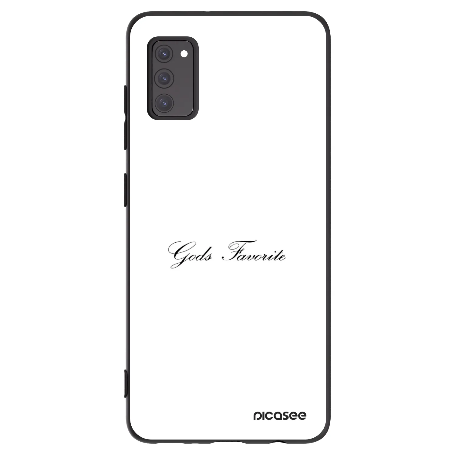 Picasee crna silikonska maskica za Samsung Galaxy A41 A415F - Gods Favorite