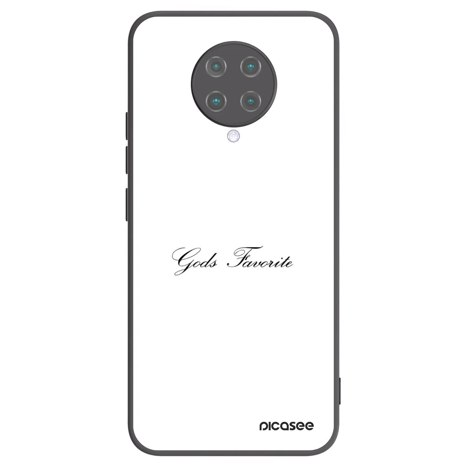 Picasee crna silikonska maskica za Xiaomi Poco F2 Pro - Gods Favorite