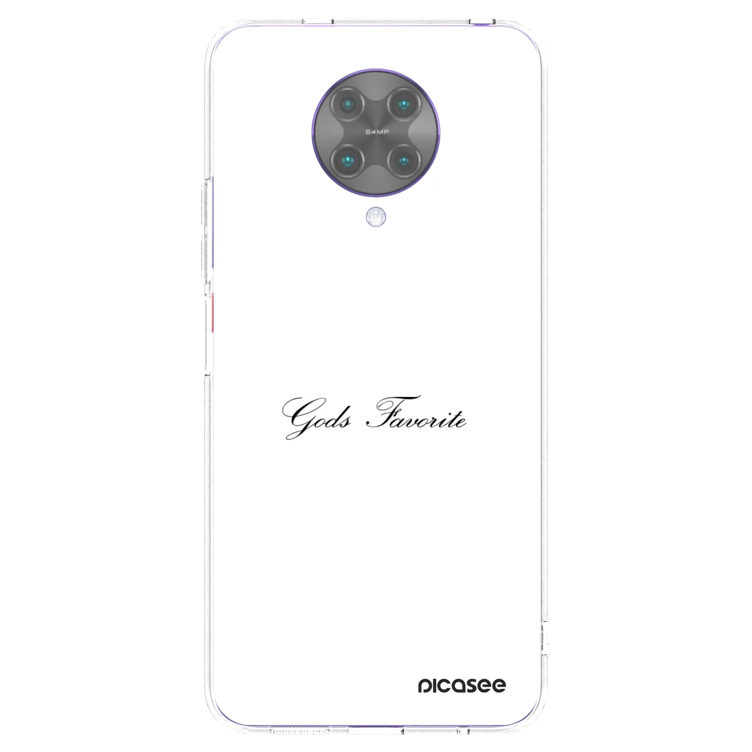 Picasee silikonska prozirna maskica za Xiaomi Poco F2 Pro - Gods Favorite