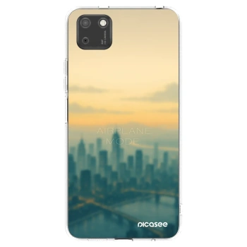 Picasee silikonska prozirna maskica za Huawei Y5P - Airplane mode