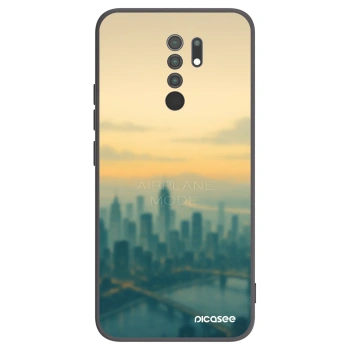 Picasee crna silikonska maskica za Xiaomi Redmi 9 - Airplane mode