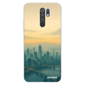 Picasee silikonska prozirna maskica za Xiaomi Redmi 9 - Airplane mode