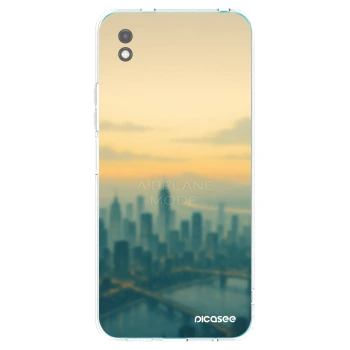 Picasee crna silikonska maskica za Xiaomi Redmi 9A - Airplane mode