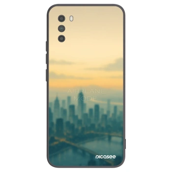Picasee crna silikonska maskica za Xiaomi Poco M3 - Airplane mode