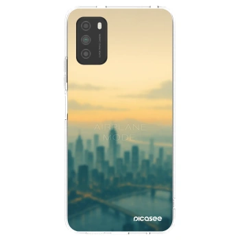 Picasee silikonska prozirna maskica za Xiaomi Poco M3 - Airplane mode
