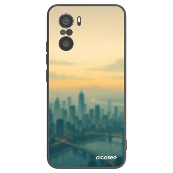 Picasee crna silikonska maskica za Xiaomi Poco F3 - Airplane mode