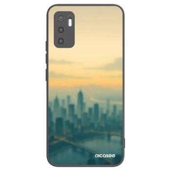 Picasee crna silikonska maskica za Xiaomi Redmi Note 10 5G - Airplane mode