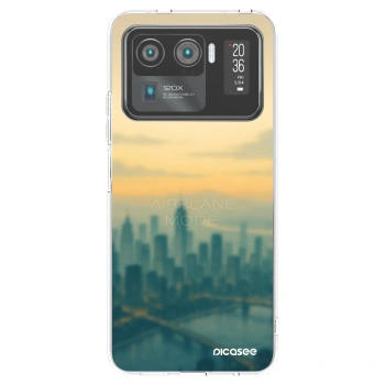 Picasee silikonska prozirna maskica za Xiaomi Mi 11 Ultra - Airplane mode
