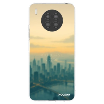 Picasee silikonska prozirna maskica za Huawei Nova 8i - Airplane mode