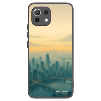 Picasee crna silikonska maskica za Xiaomi 11 Lite 5G NE - Airplane mode