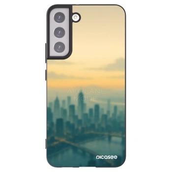 Picasee crna silikonska maskica za Samsung Galaxy S22+ 5G - Airplane mode