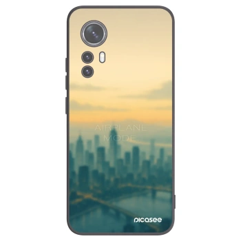 Picasee crna silikonska maskica za Xiaomi 12 - Airplane mode