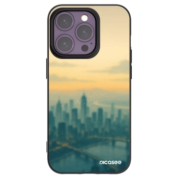 Picasee crna silikonska maskica za Apple iPhone 14 Pro - Airplane mode