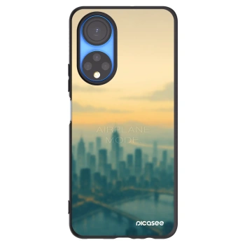 Picasee crna silikonska maskica za Honor X7 - Airplane mode