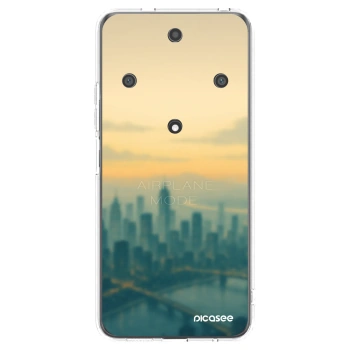 Picasee silikonska prozirna maskica za Honor Magic5 Lite 5G - Airplane mode