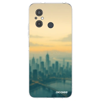 Picasee silikonska prozirna maskica za Xiaomi Redmi 12C - Airplane mode