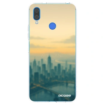 Picasee silikonska prozirna maskica za Huawei Nova 3 - Airplane mode