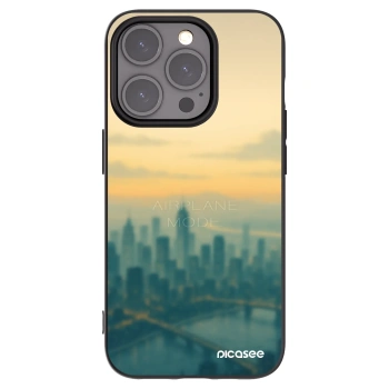 Picasee crna silikonska maskica za Apple iPhone 15 Pro - Airplane mode
