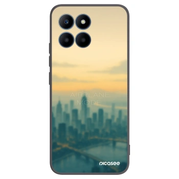 Picasee crna silikonska maskica za Honor 70 Lite - Airplane mode
