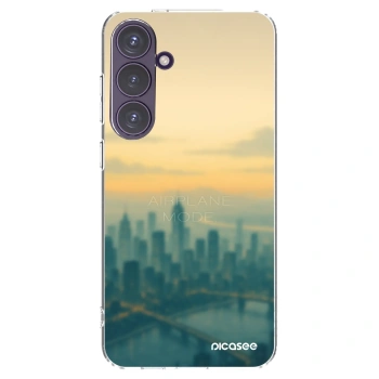 Picasee silikonska prozirna maskica za Samsung Galaxy S24+ S926B 5G - Airplane mode