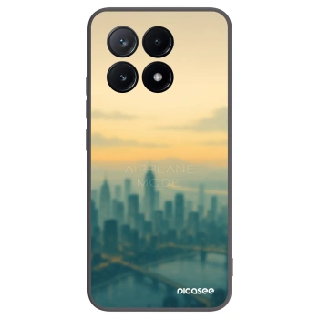 Picasee crna silikonska maskica za Xiaomi Poco X6 Pro - Airplane mode